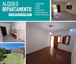 Alquilo Departamento de una habitación